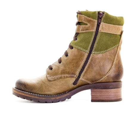 Dromedaris Kara Suede Ankle Boot (Women) - Olive Boots - Fashion - Mid Boot - The Heel Shoe Fitters