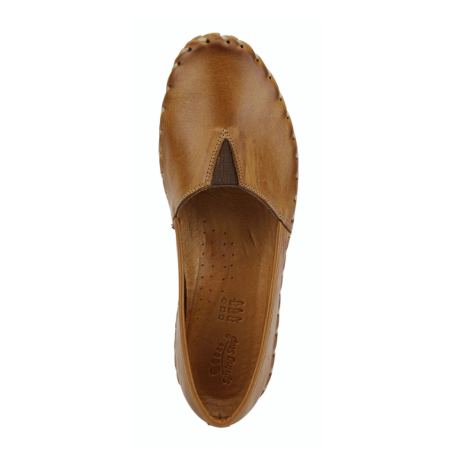 Spring Step Kathaleta Slip On Loafer (Women) - Brown Leather Dress-Casual - Slip Ons - The Heel Shoe Fitters
