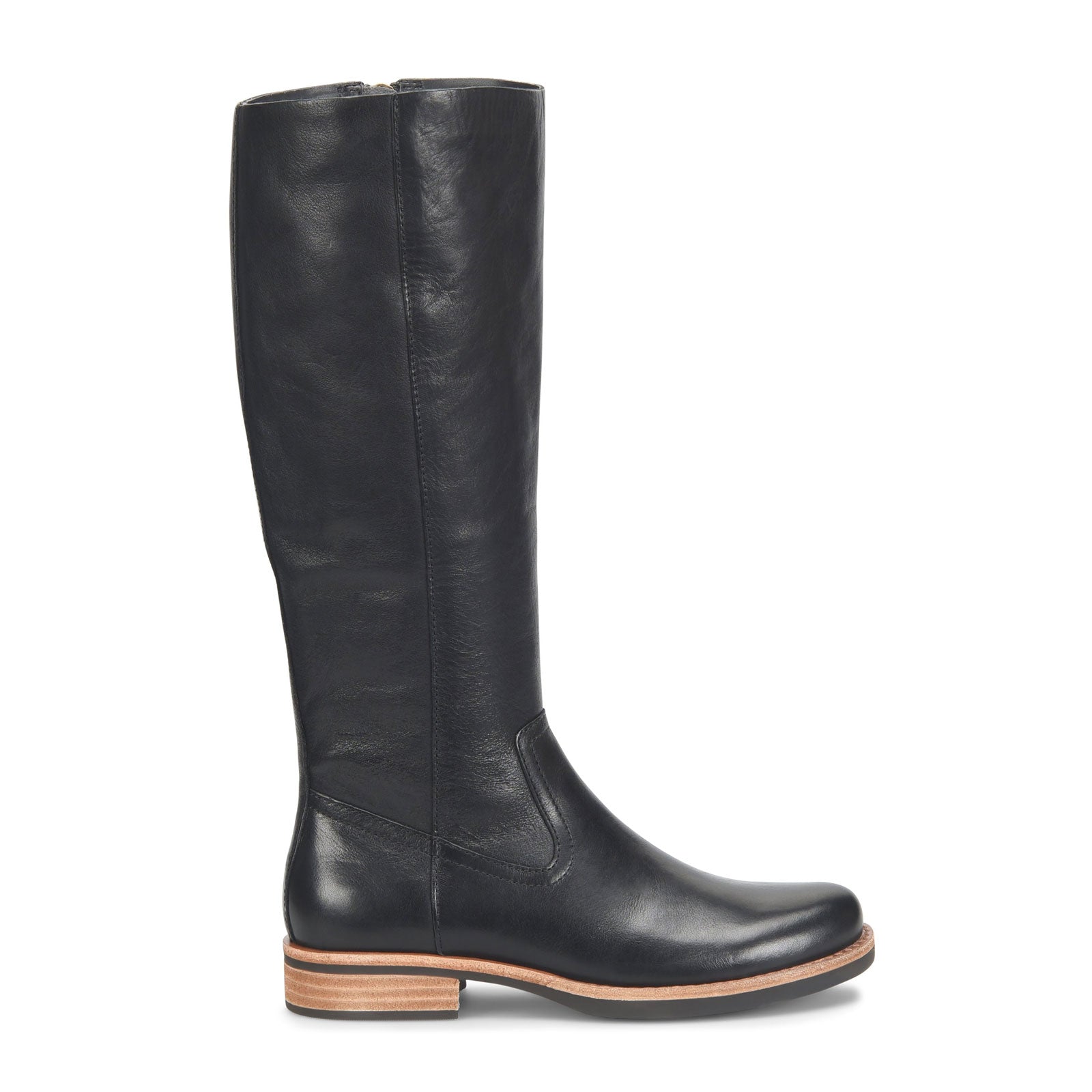 A.F. Vandevorst black tall classic riding boots with low heel (38.5) - V A  N II T A S