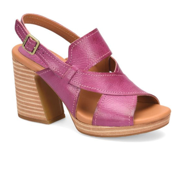 Kork-Ease Halley Heeled Sandal (Women) - Purple Sandals - Heel/Wedge - The Heel Shoe Fitters