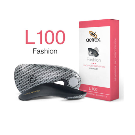 Lynco L100 Fashion Orthotic (Women) - Black Accessories - Orthotics/Insoles - 3/4 Length - The Heel Shoe Fitters
