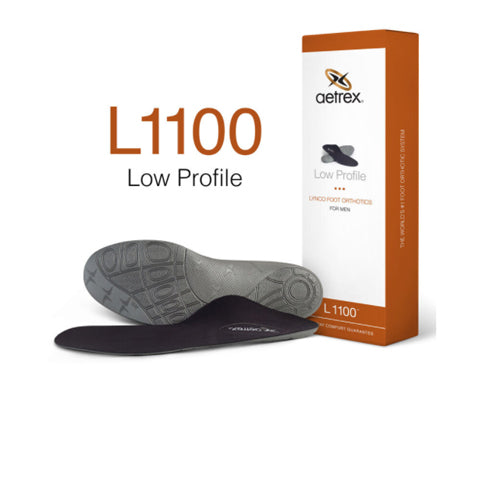 Lynco L1100 Low Profile Orthotic (Men) - Black Accessories - Orthotics/Insoles - Full Length - The Heel Shoe Fitters