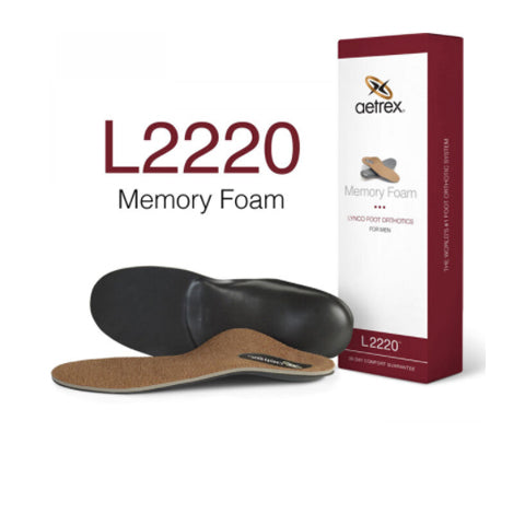 Lynco L2220 Memory Foam Orthotic (Men) - Copper Accessories - Orthotics/Insoles - Full Length - The Heel Shoe Fitters
