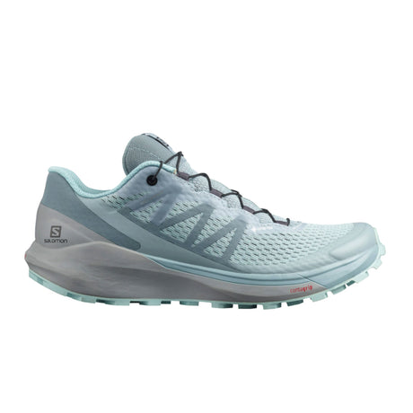 Salomon Sense Ride 4 Invisible Fit GTX Running Shoe (Women) - Slate/Monument/Pastel Turquoise Hiking - Low - The Heel Shoe Fitters