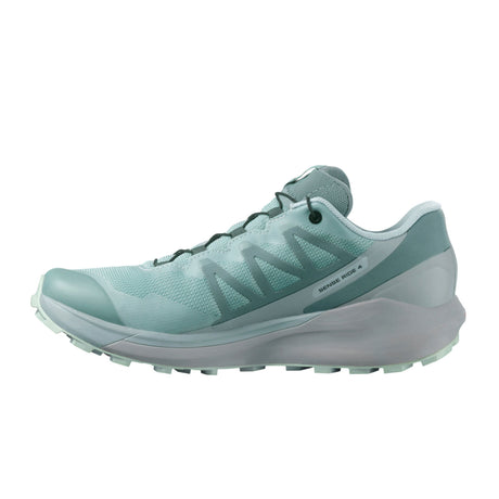 Salomon Sense Ride 4 Invisible Fit GTX Running Shoe (Women) - Slate/Monument/Pastel Turquoise Hiking - Low - The Heel Shoe Fitters