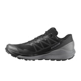 Salomon Sense Ride 4 Invisible Fit GTX Running Shoe (Men) - Black/Quiet Shade/Black Hiking - Low - The Heel Shoe Fitters