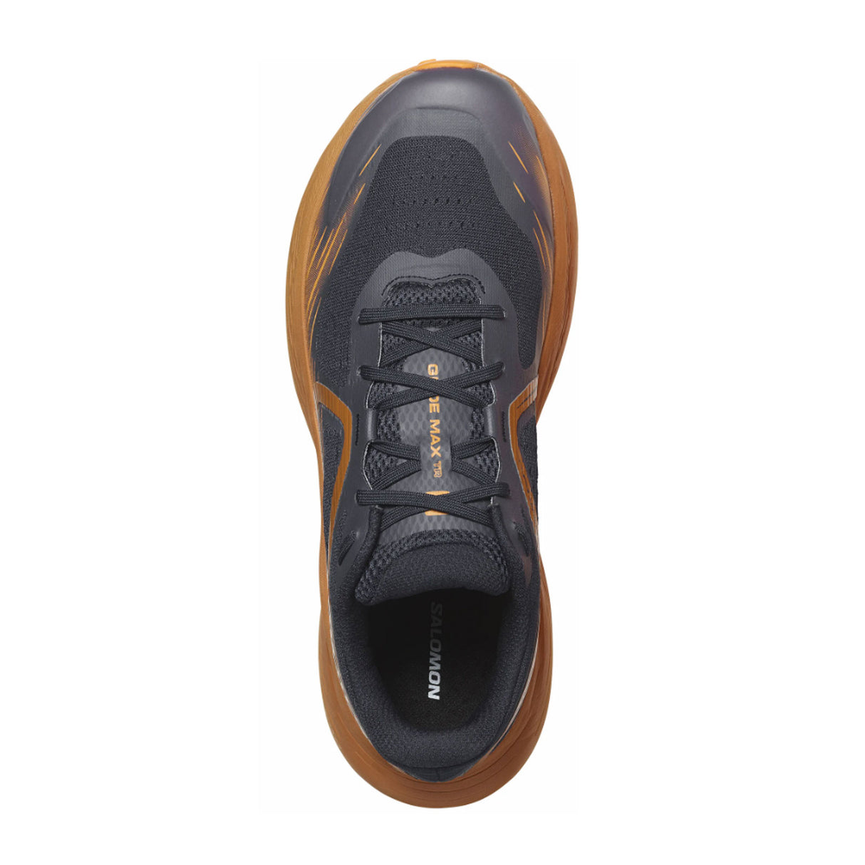 Salomon Glide Max TR Running Shoe (Men) - Dark Sapphire/Sugar Almond/Orange Pepper Athletic - Running - The Heel Shoe Fitters