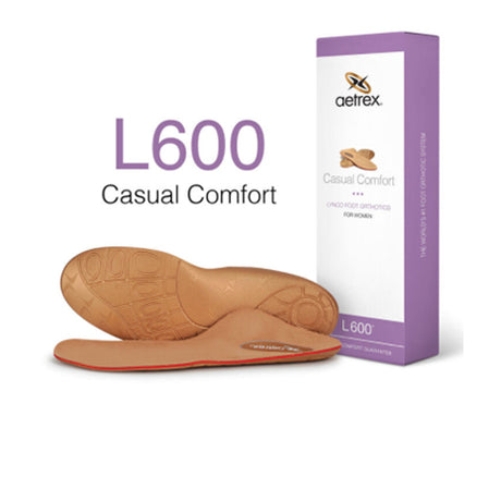 Lynco L600 Casual Comfort Orthotic (Women) - Tan Accessories - Orthotics/Insoles - Full Length - The Heel Shoe Fitters