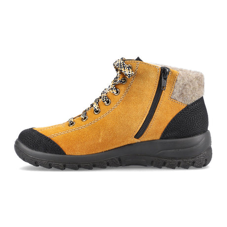 Rieker L7132-00 Eike Ankle Boot (Women) - Yellow Boots - Fashion - Mid Boot - The Heel Shoe Fitters