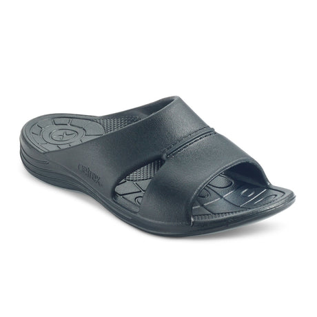 Aetrex Bali 9000 Slide Sandal (Men) - Black Sandals - Slide - The Heel Shoe Fitters