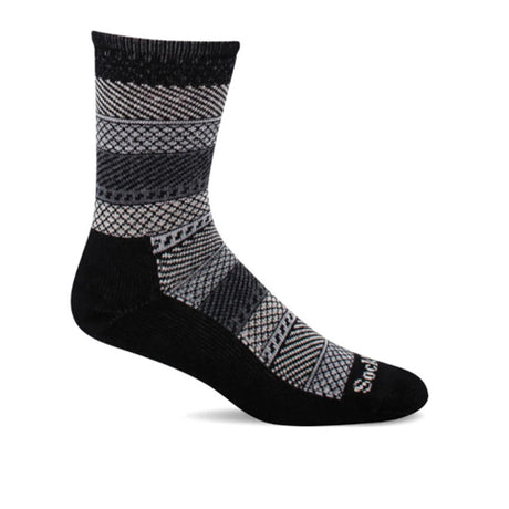 Sockwell Lounge About Crew Sock (Women) - Black Accessories - Socks - Lifestyle - The Heel Shoe Fitters