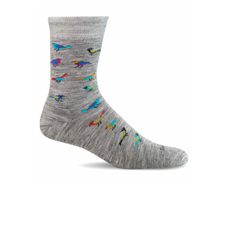 Sockwell Audubon Crew Sock (Women) - Light Grey Accessories - Socks - Lifestyle - The Heel Shoe Fitters