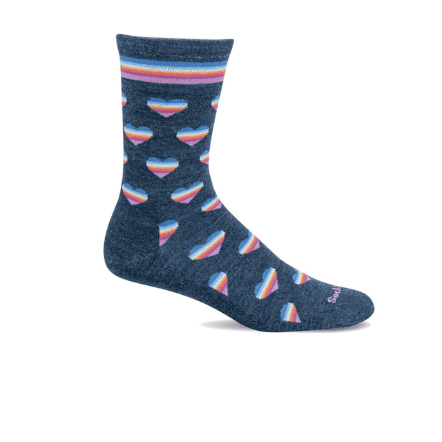 Sockwell Love-A-Lot Crew Sock (Women) - Denim Accessories - Socks - Lifestyle - The Heel Shoe Fitters