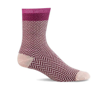 Sockwell Herringbone Tweed Crew Sock (Women) - Mulberry Accessories - Socks - Lifestyle - The Heel Shoe Fitters