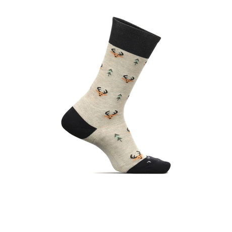 Feetures Everyday Buck Forest Cushion Crew Sock (Men) - Oatmeal Accessories - Socks - Lifestyle - The Heel Shoe Fitters