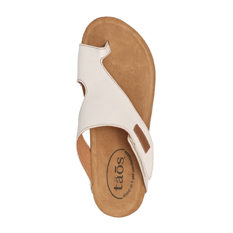 Taos Loop Sandal (Women) - Off White Sandals - Thong - The Heel Shoe Fitters