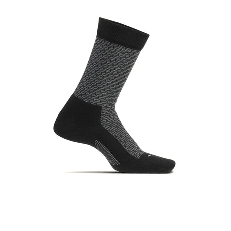 Feetures LW10335 Everyday Hex Tex Max Cushion Crew Sock (Women) - Black Accessories - Socks - Lifestyle - The Heel Shoe Fitters