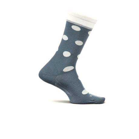 Feetures Everyday Polka Dots Ultra Light Crew Sock (Women) - Vintage Blue Accessories - Socks - Lifestyle - The Heel Shoe Fitters