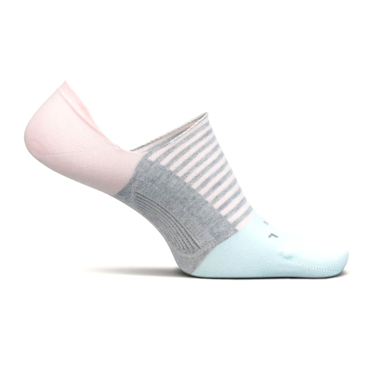 Feetures Ultra Light Hidden No Show Compression Sock (Unisex) - Manifest Blush Socks - Life - No Show - The Heel Shoe Fitters