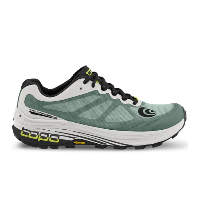 Topo MTN Racer 2 Running Shoe (Men) - Bone/Black Hiking - Low - The Heel Shoe Fitters