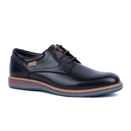 Pikolinos Avila M1T-4050 Oxford (Men) - Black Leather Dress-Casual - Oxfords - The Heel Shoe Fitters