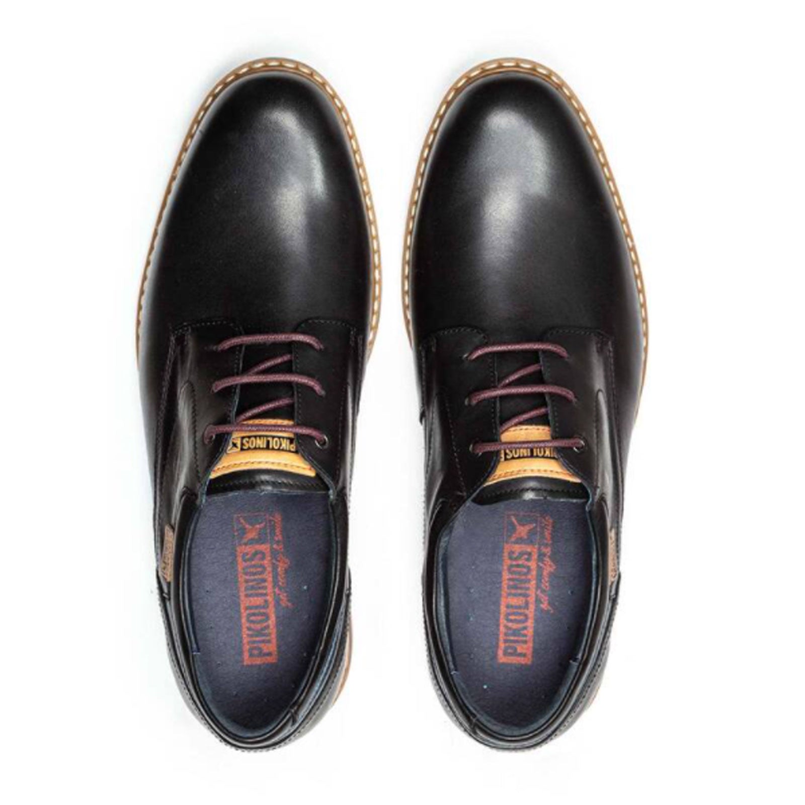 Pikolinos Avila M1T-4050 (Men) - Black Dress-Casual - Oxfords - The Heel Shoe Fitters