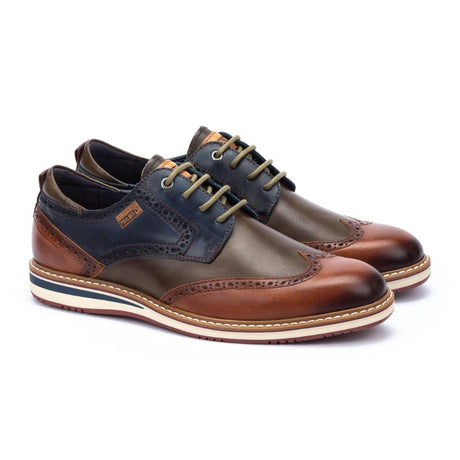 Pikolinos Avila M1T-4191C1 Oxford (Men) - Brandy Leather Dress-Casual - Oxfords - The Heel Shoe Fitters