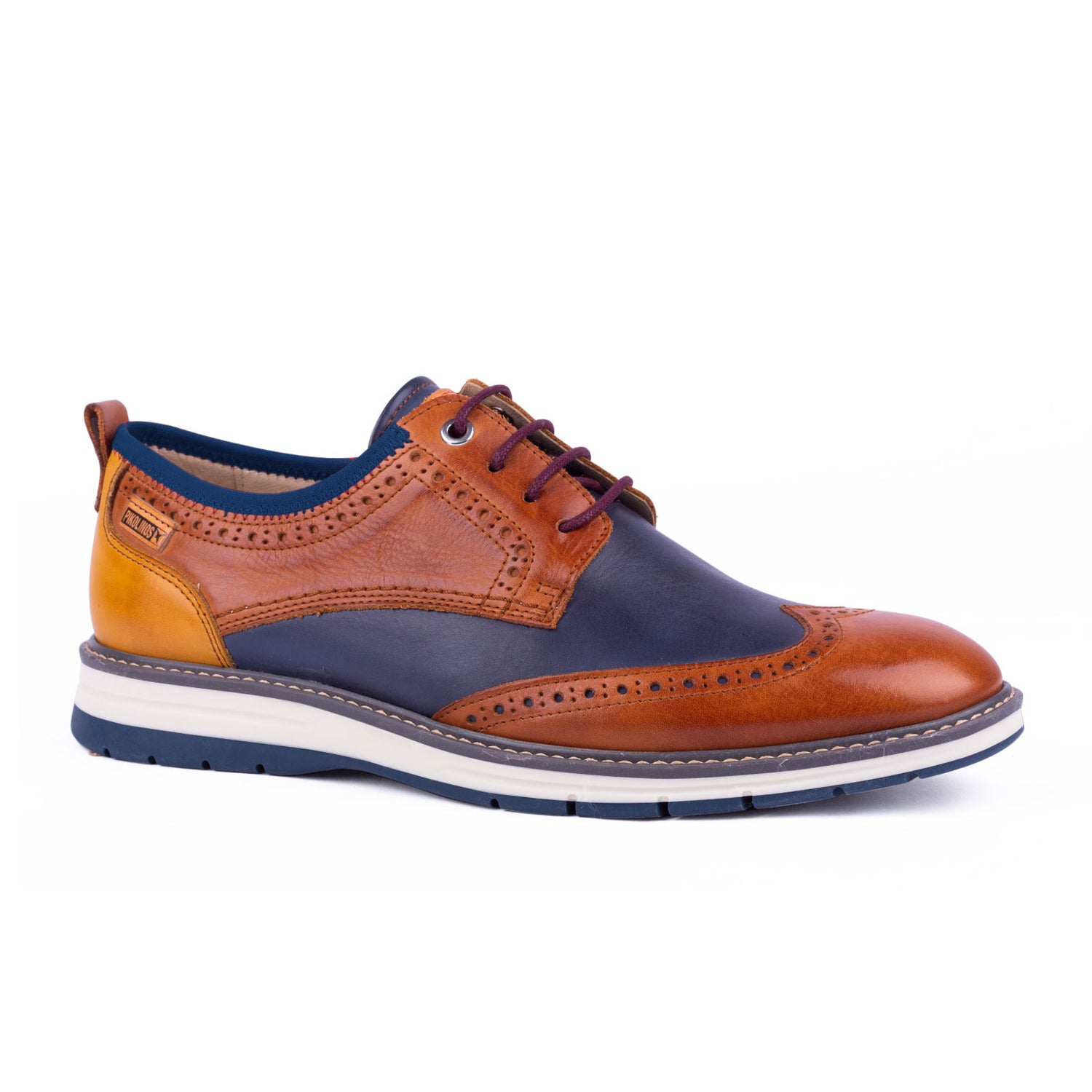 Pikolinos Canet M7V-4137C1 Oxford (Men) - Brandy Leather Dress-Casual - Oxford - The Heel Shoe Fitters