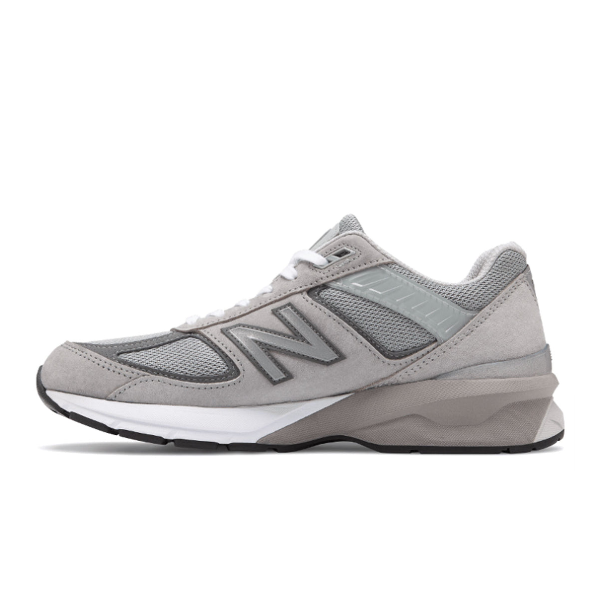 New Balance Made in the USA 990v5  (Men) - Grey/Castlerock Athletic - Running - Stability - The Heel Shoe Fitters