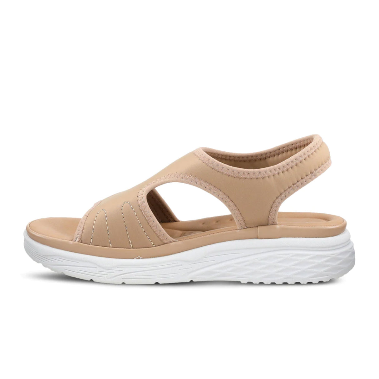 Flexus Marshmello Backstrap Sandal (Women) - Beige Sandals - Backstrap - The Heel Shoe Fitters