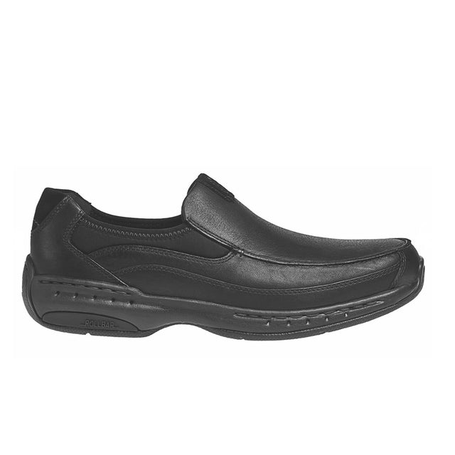 Dunham Wade Slip On (Men) - Black Dress-Casual - Slip Ons - The Heel Shoe Fitters