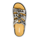 Revere Moscow Slide Sandal (Women) - Natural Snake Sandals - Slide - The Heel Shoe Fitters