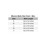 Mission Belts Canvas Belt (Men) - Gun Metal/Pitch Black Canvas Accessories - Belts - Non-Leather - The Heel Shoe Fitters