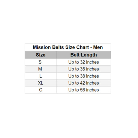 Mission Belts Unobtainium Belt Wide (Men) - Swat Black/Black Leather Accessories - Belts - Leather - The Heel Shoe Fitters