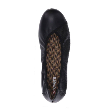 Revere Nairobi Ballet Flat (Women) - Black Lazer Dress-Casual - Flats - The Heel Shoe Fitters