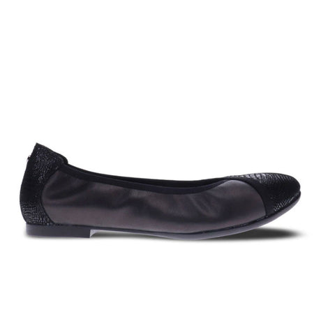 Revere Nairobi Ballet Flat (Women) - Black Lizard Dress-Casual - Flats - The Heel Shoe Fitters