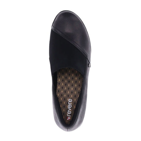 Revere Naples Stretch Loafer (Women) - Onyx Dress-Casual - Loafer - The Heel Shoe Fitters