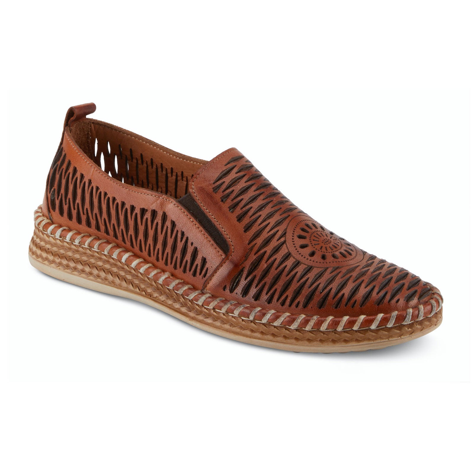 Spring Step Newday Slip On (Women) - Cognac Dress-Casual - Slip Ons - The Heel Shoe Fitters