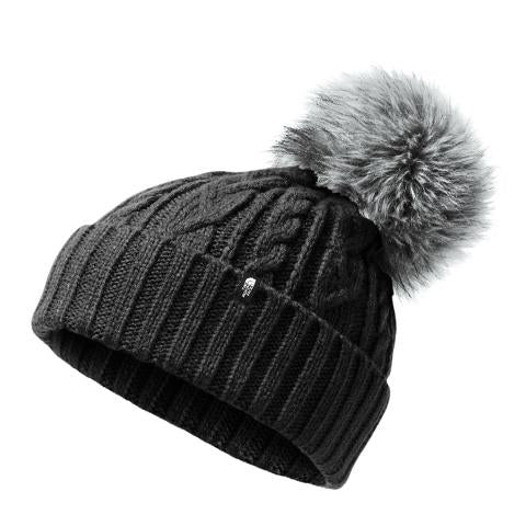 The North Face Oh Mega Fur Pom Beanie Women's- Almond Butter
