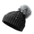 The North Face Oh-Mega Fur Pom Beanie (Women) - TNF Black Outerwear - Headwear - Beanie - The Heel Shoe Fitters