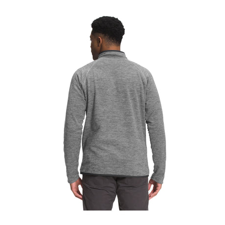 The North Face Canyonlands 1/2 Zip (Men) - TNF Medium Grey Heather Apparel - Top - Long Sleeve - The Heel Shoe Fitters