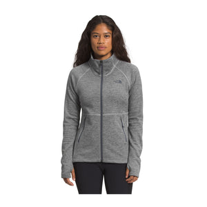 The North Face Canyonlands Full Zip (Women) - TNF Medium Grey Heather Outerwear - Jacket - Casual Jacket - The Heel Shoe Fitters