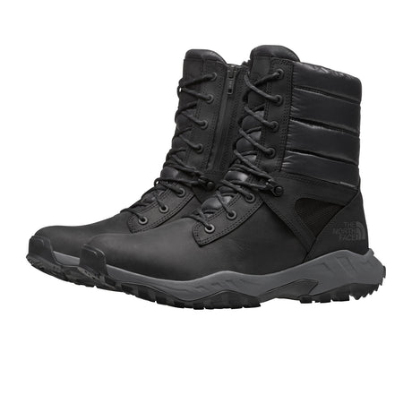 The North Face ThermoBall Boot Zip-Up (Men) - TNF Black/Zinc Grey Boots - Winter - Mid Boot - The Heel Shoe Fitters