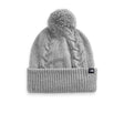 The North Face Cable Minna Beanie (Women) - TNF Light Grey Heather Accessories - Headwear - The Heel Shoe Fitters