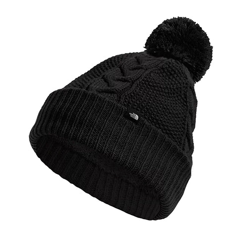The North Face Cable Minna Beanie (Women) - TNF Black Accessories - Headwear - The Heel Shoe Fitters