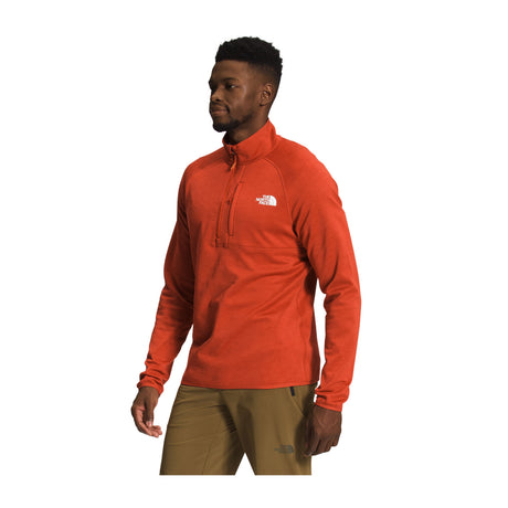 The North Face Canyonlands 1/2 Zip (Men) - Rusted Bronze Heather Apparel - Top - Long Sleeve - The Heel Shoe Fitters