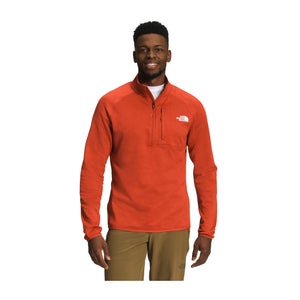The North Face Canyonlands 1/2 Zip (Men) - Rusted Bronze Heather Outerwear - Upperbody - Long Sleeve - The Heel Shoe Fitters