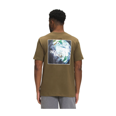 The North Face Short Sleeve Earth Day Tee (Men) - Military Olive Apparel - Top - Short Sleeve - The Heel Shoe Fitters