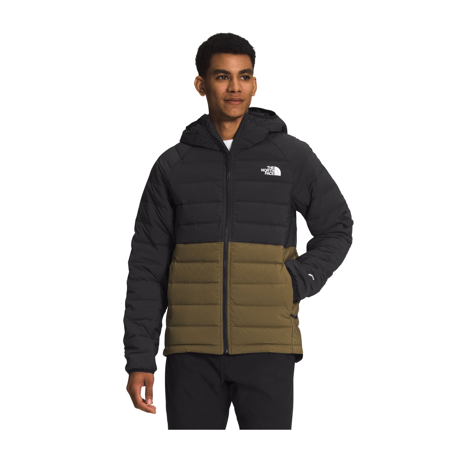 The North Face Belleview Stretch Down Hoodie (Men) - TNF Black