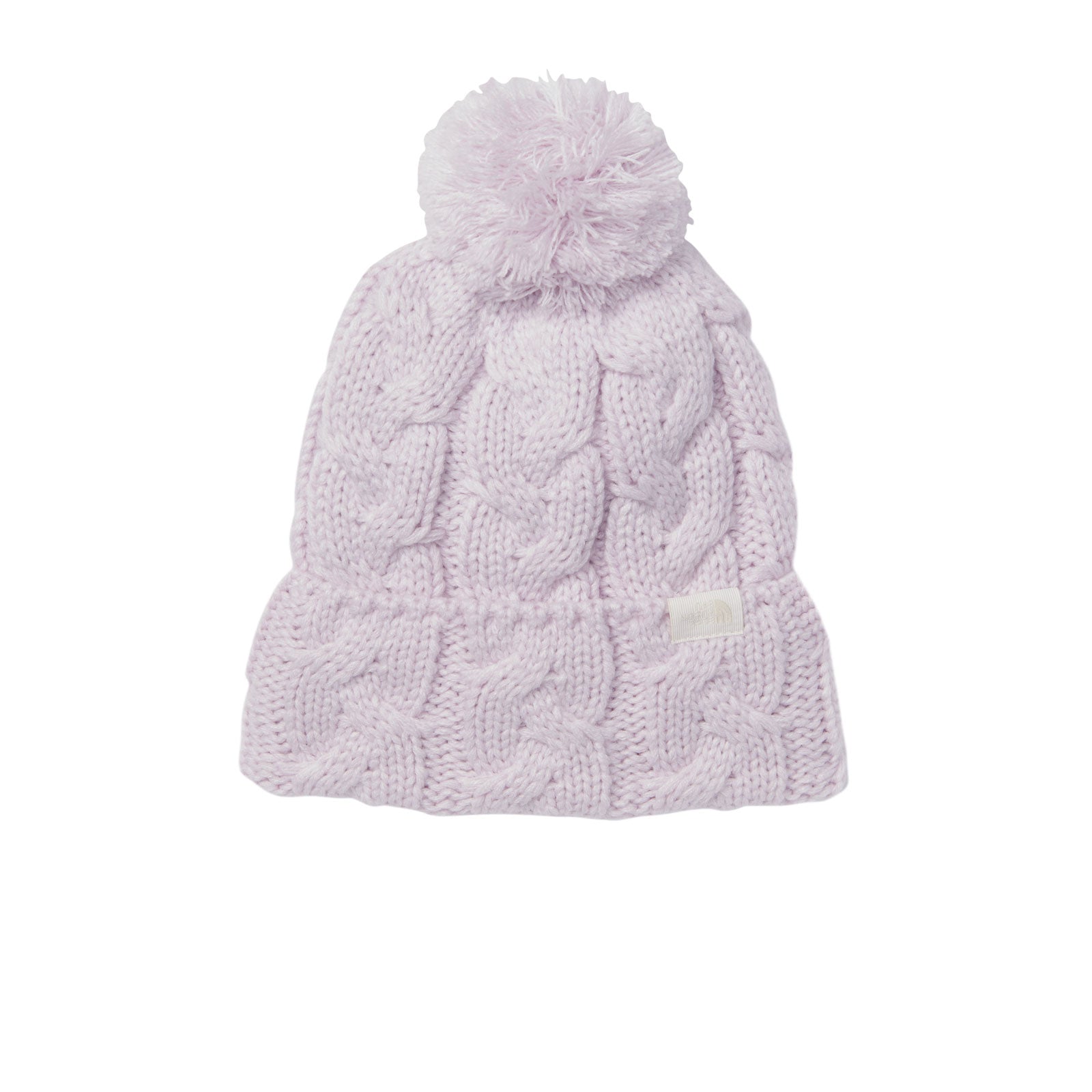 The North Face Cable Minna Pom Beanie (Women) - Lavender Fog Outerwear - Headwear - The Heel Shoe Fitters